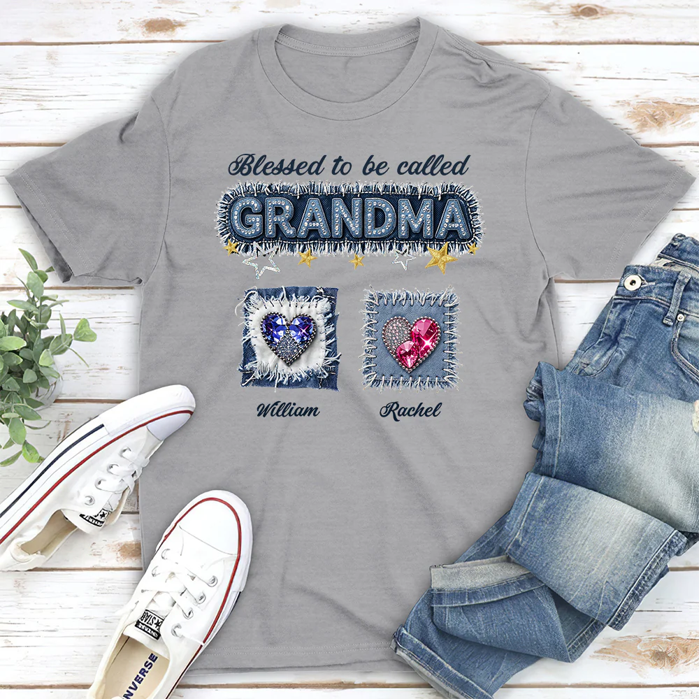 Grandma Denim - Personalized Custom Shirt - Image 5