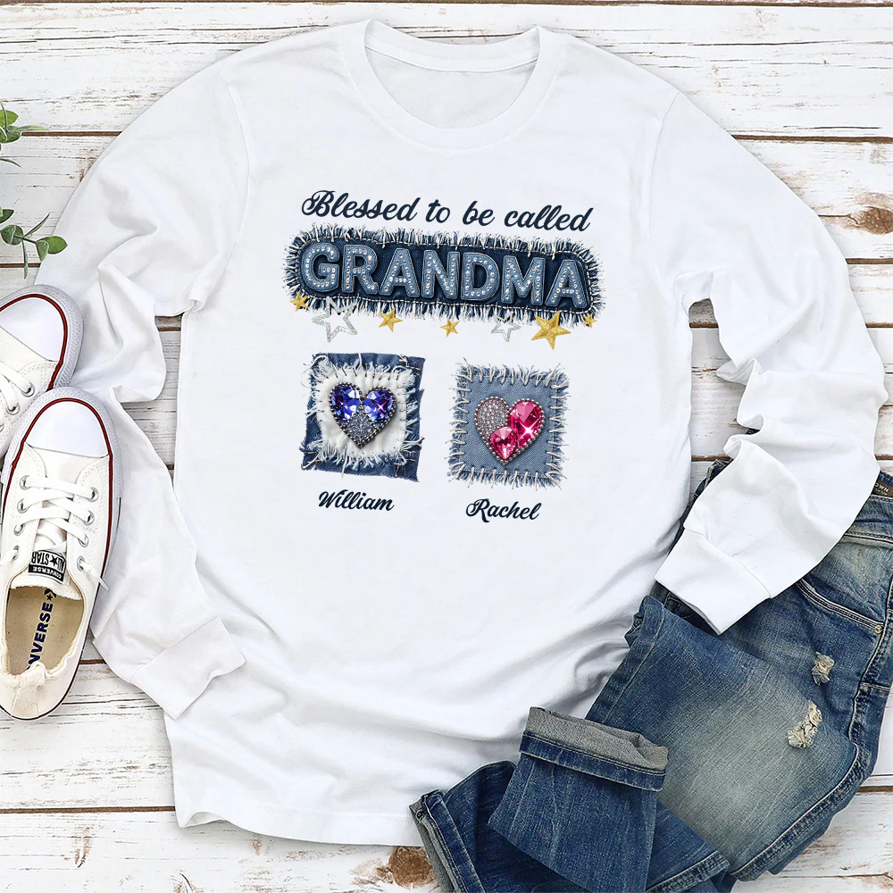 Grandma Denim - Personalized Custom Shirt - Image 6