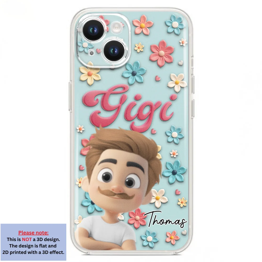 Grandma Flower - Personalized Custom Phone Case - Image 15