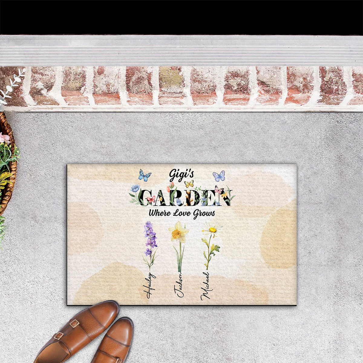 Grandma Garden - Personalized Custom Doormat - Image 5