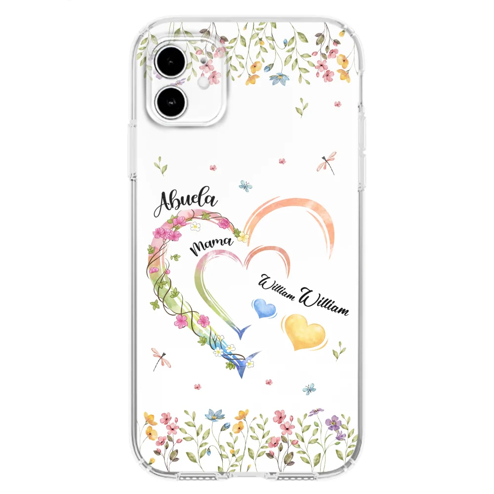 Grandma Hearts - Personalized Custom Phone Case - Image 8