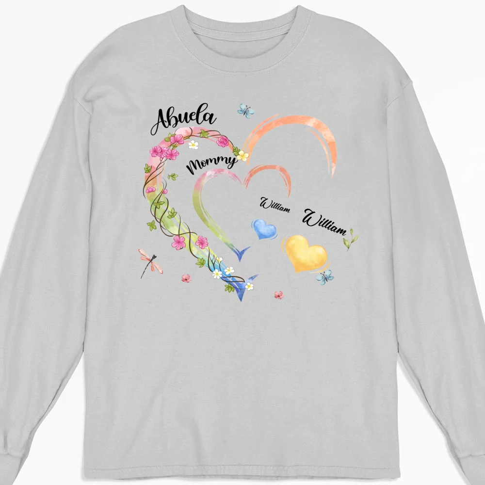 Grandma Hearts - Personalized Custom Shirt - Image 11