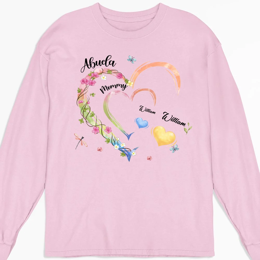 Grandma Hearts - Personalized Custom Shirt - Image 12