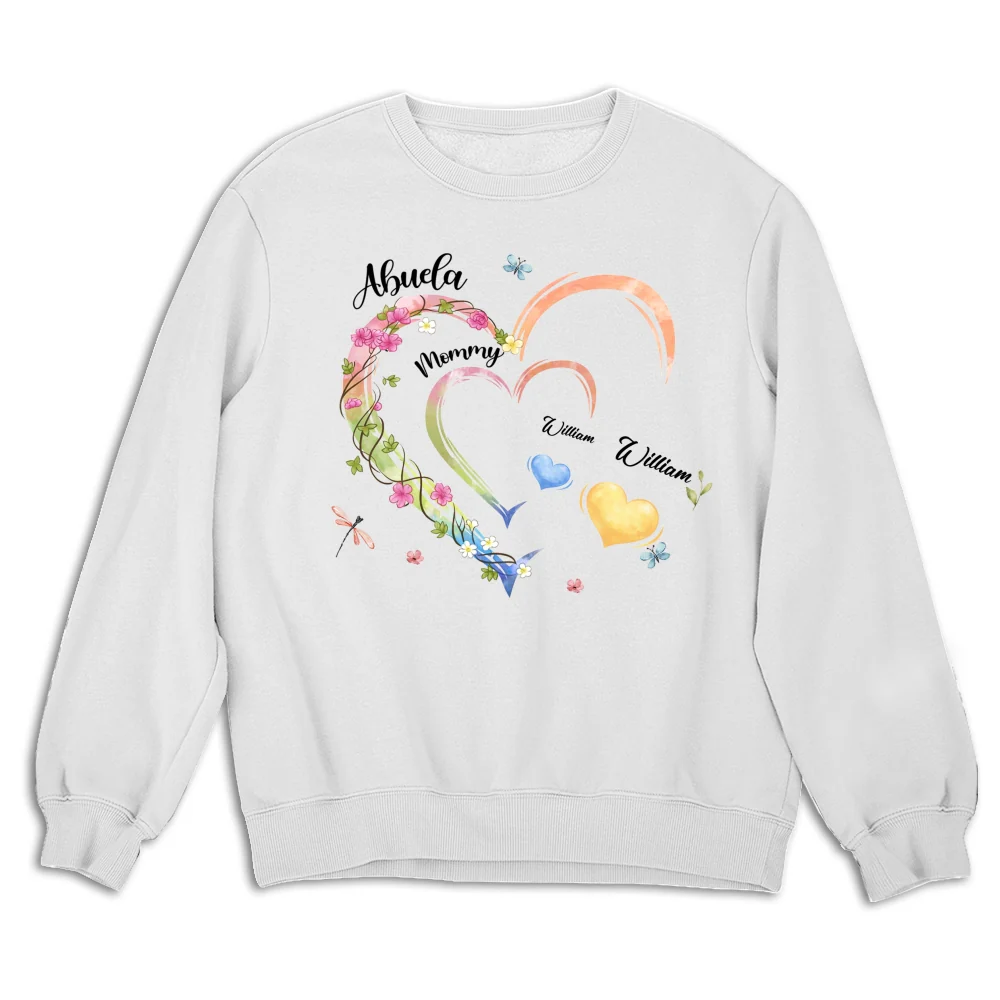 Grandma Hearts - Personalized Custom Shirt - Image 13