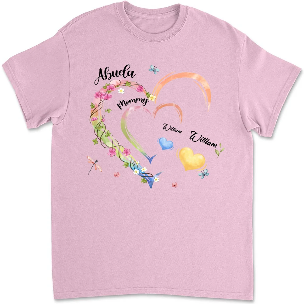 Grandma Hearts - Personalized Custom Shirt - Image 9