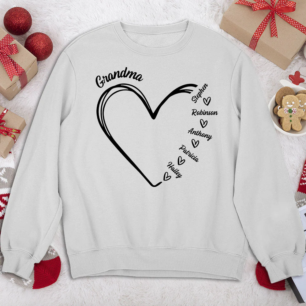 Grandma Is The Best - Personalized Custom Sweatshirt - Image 2