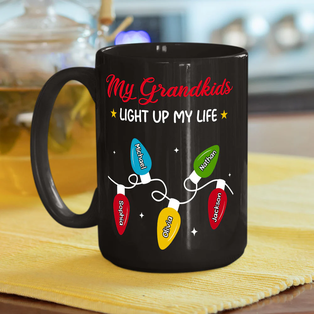 Grandma Life -  Personalized Custom Coffee Mug - Image 3