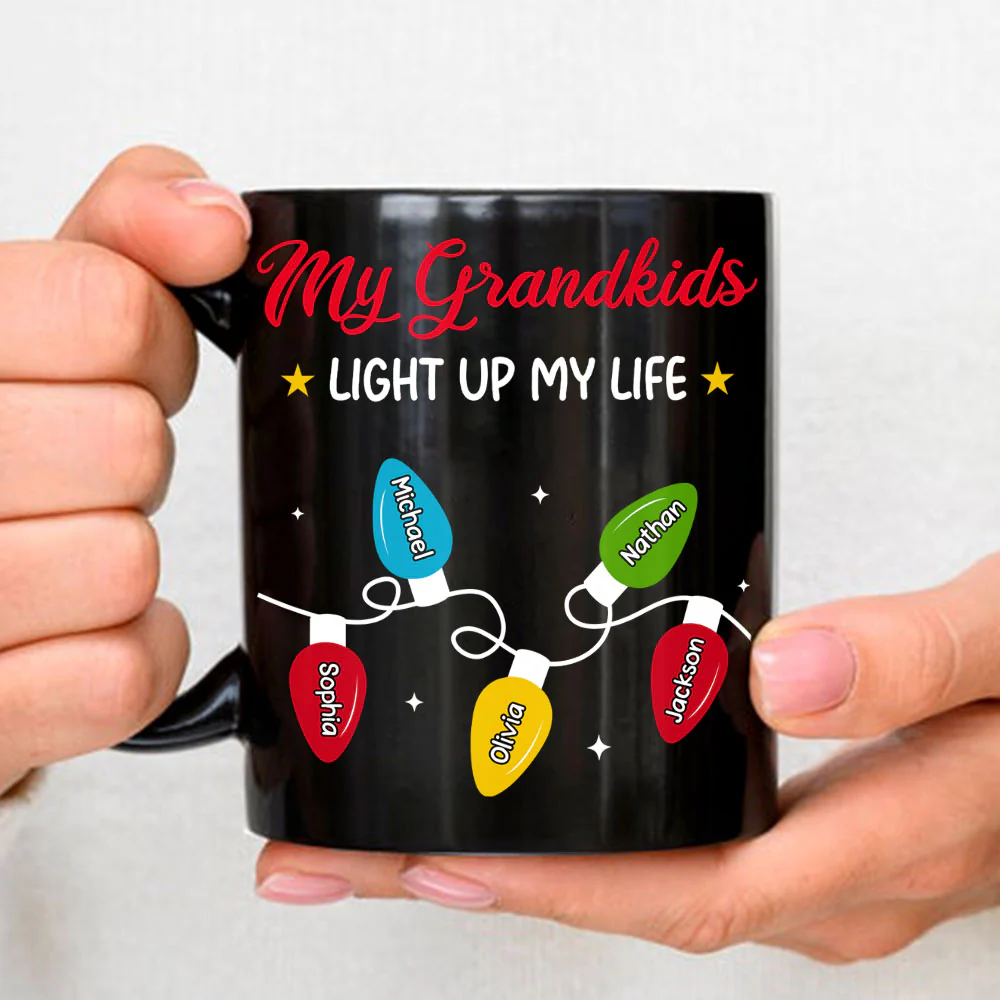 Grandma Life -  Personalized Custom Coffee Mug - Image 4