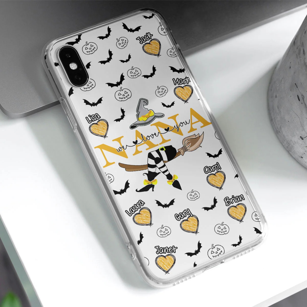 Grandma Life Witch - Personalized Custom Phone Case - Image 3