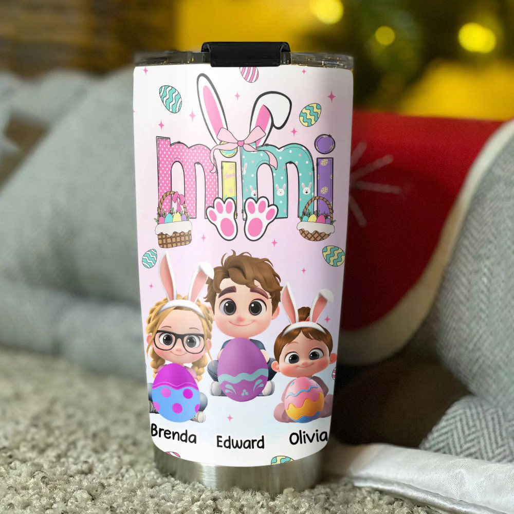 Grandma Love Is Timeless And Everlasting - Personalized Custom Tumbler - Image 2