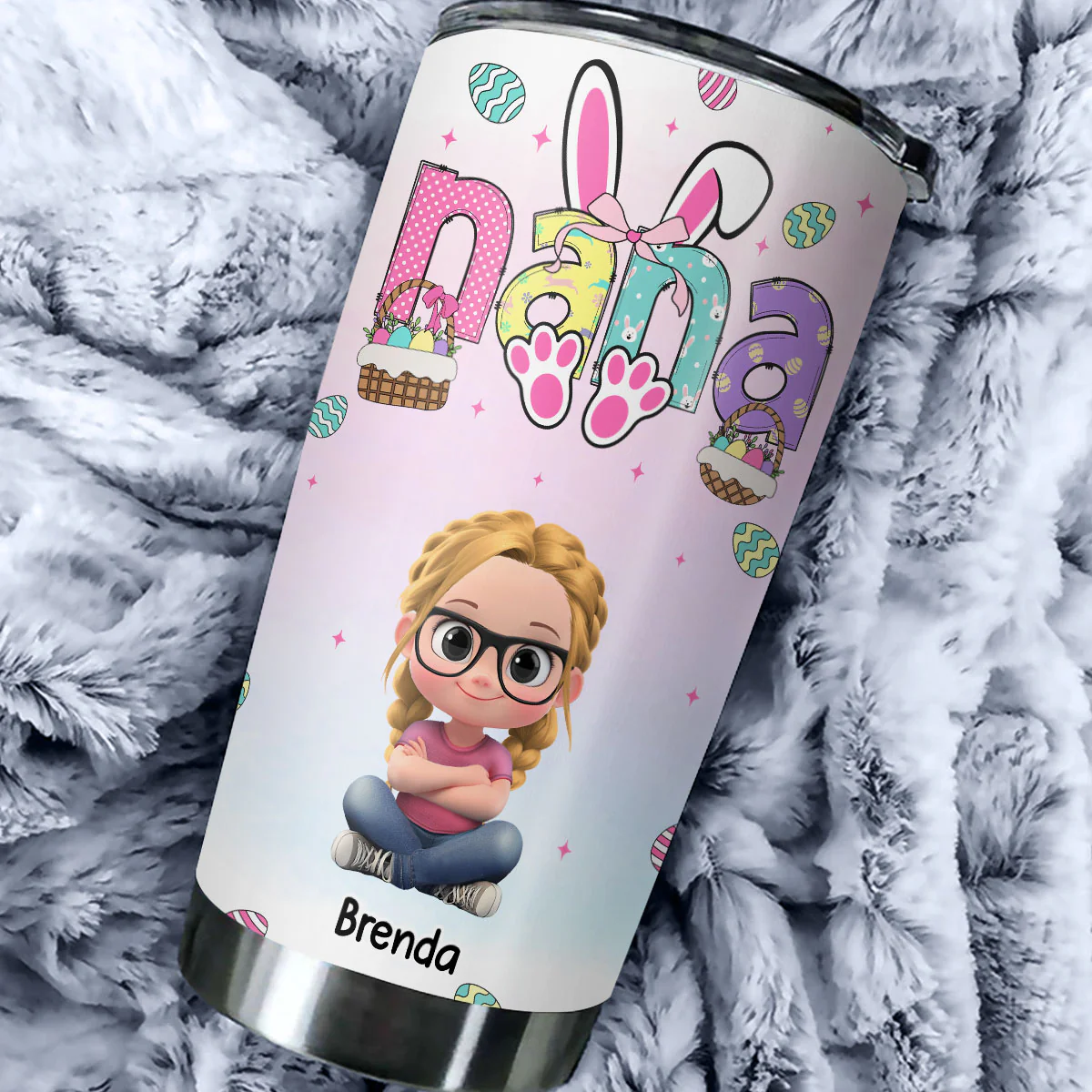 Grandma Love Is Timeless And Everlasting - Personalized Custom Tumbler - Image 3
