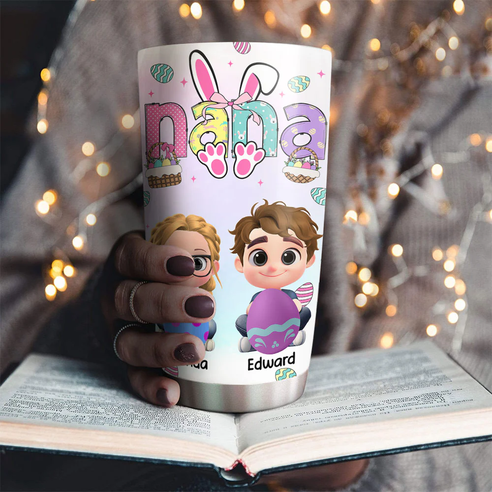 Grandma Love Is Timeless And Everlasting - Personalized Custom Tumbler - Image 5