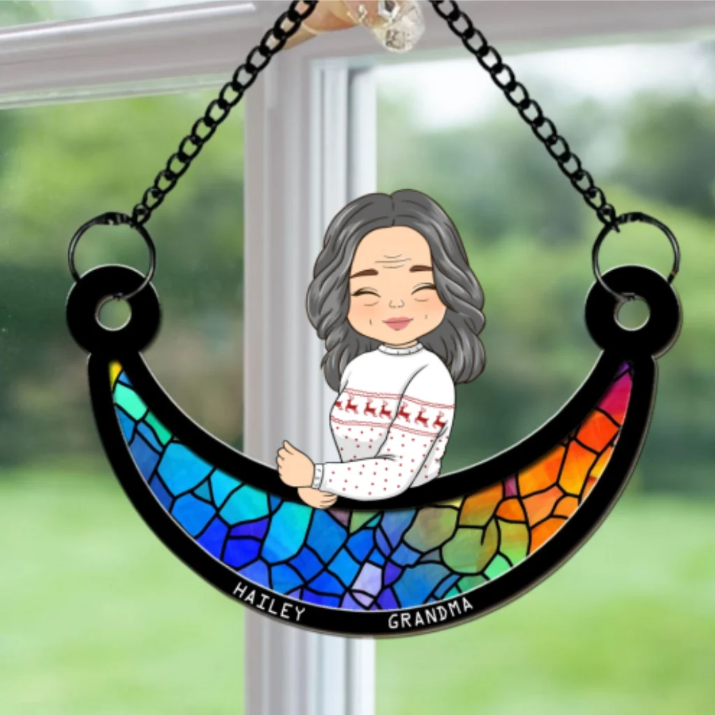 Grandma Love - Personalized Custom Suncatcher - Image 5
