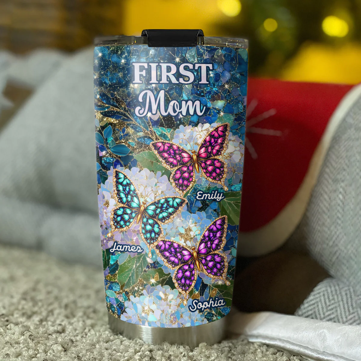Grandma Timeless Love Piece - Personalized Custom 3D Effect Tumbler - Image 4
