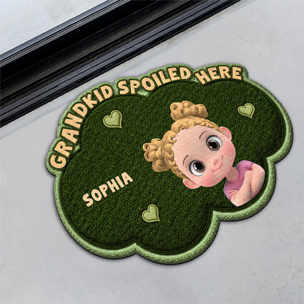 Grandmas Little Makers Multicolor - Personalized Custom Doormat - Image 5