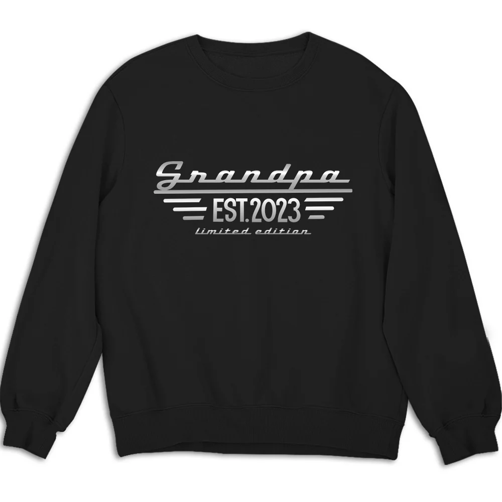 Grandpa Established - Personalized Custom Shirt - Image 2