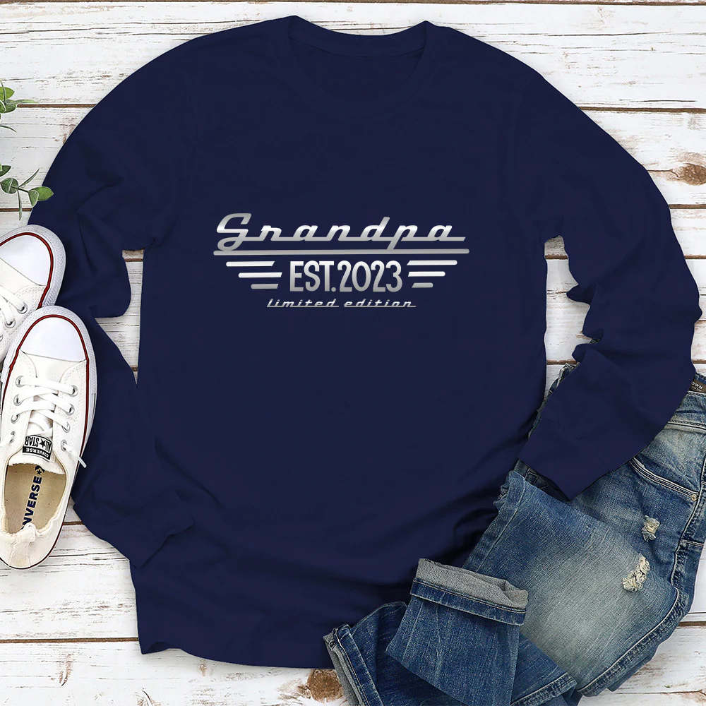 Grandpa Established - Personalized Custom Shirt - Image 6
