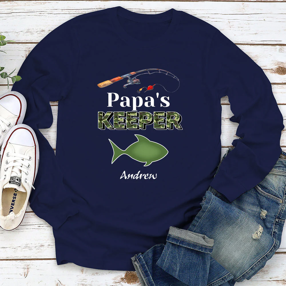 Grandpa Keepers - Personalized Custom Shirt - Image 4