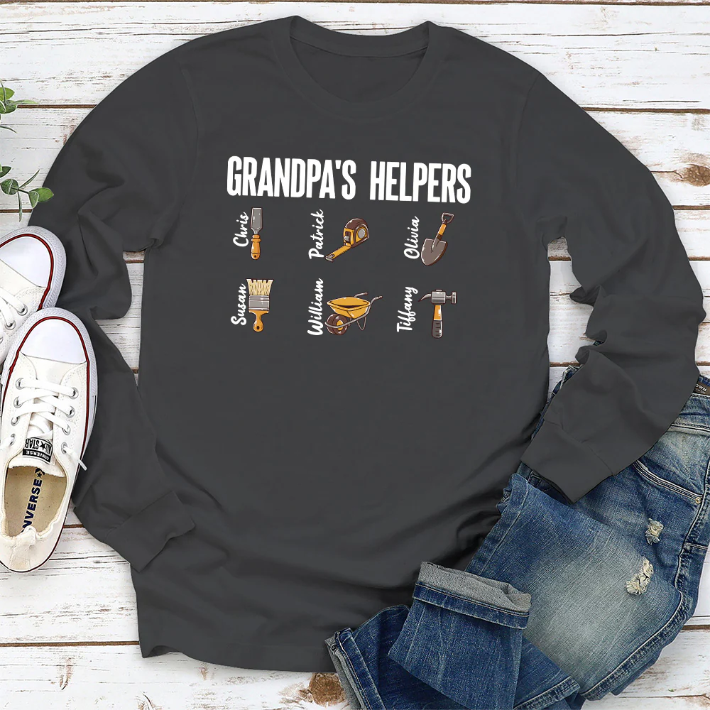 Grandpa Tool Time - Personalized Custom Shirt - Image 5