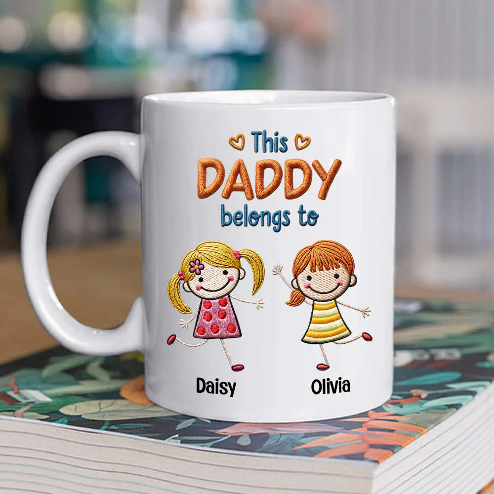Grandpa We Love You So Much - Personalized Custom Coffee Mug - Image 2
