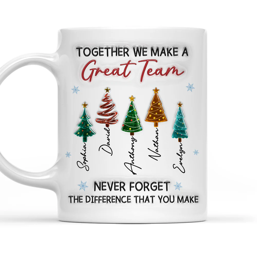 Great Team - Personalized Custom 3D Inflated Effect Mug