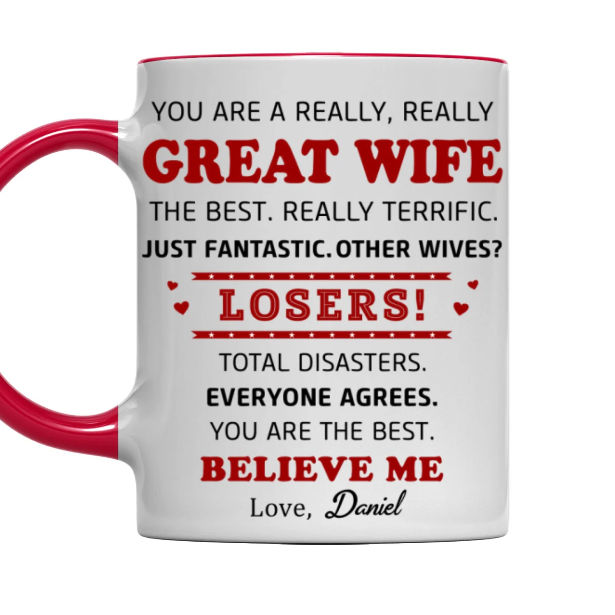 Great Wife - Personalized Custom Accent Mug - Image 11