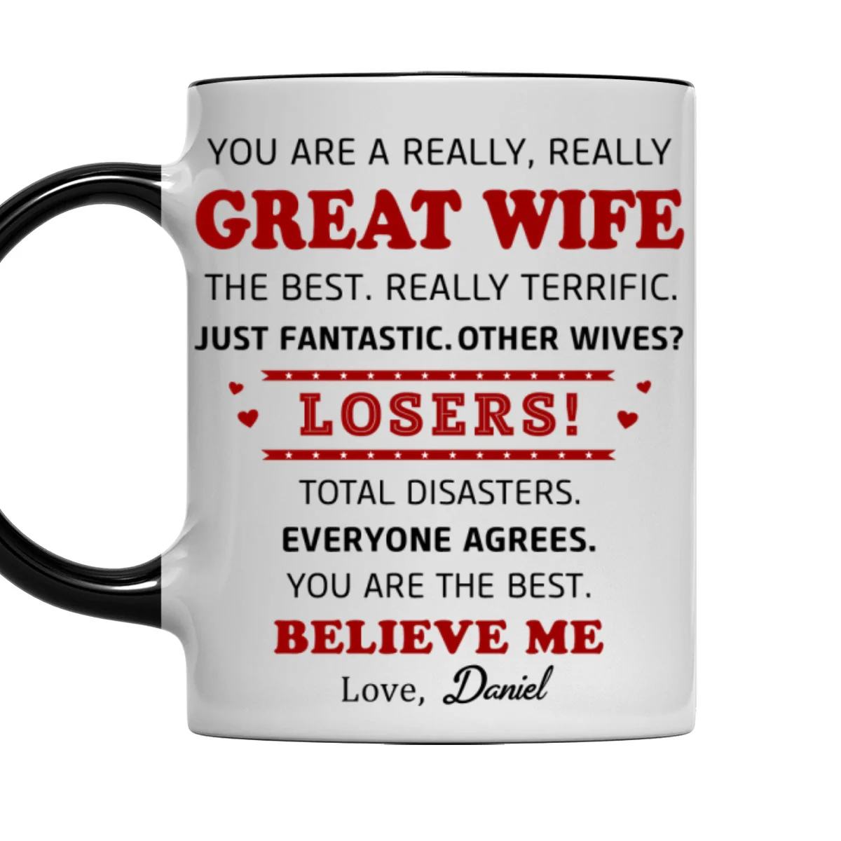 Great Wife - Personalized Custom Accent Mug - Image 7