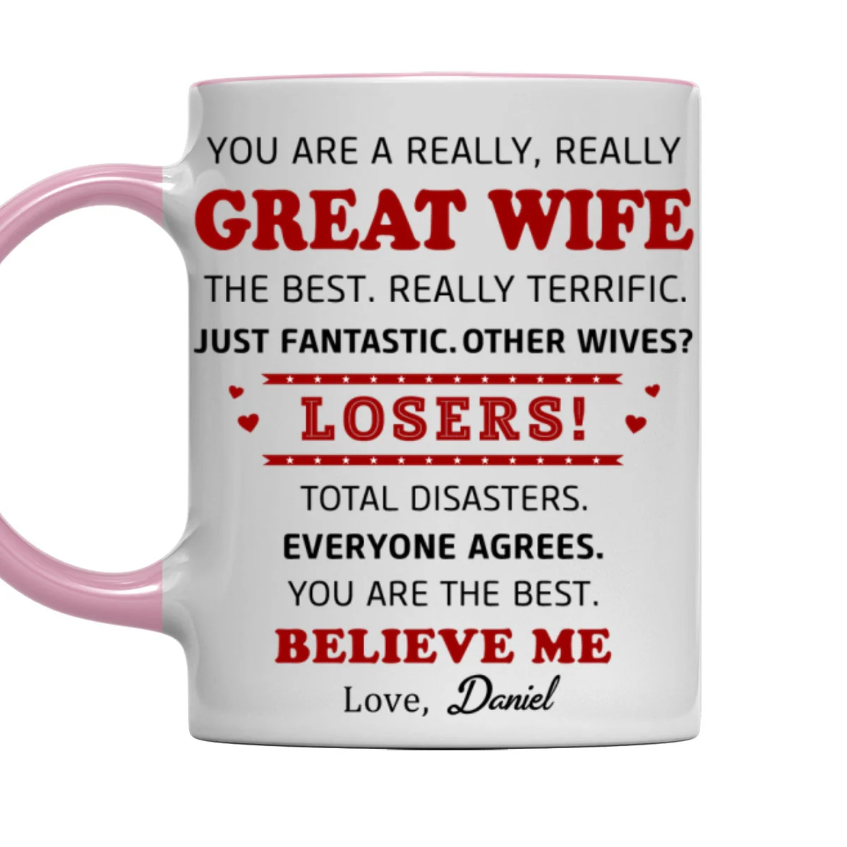 Great Wife - Personalized Custom Accent Mug - Image 9