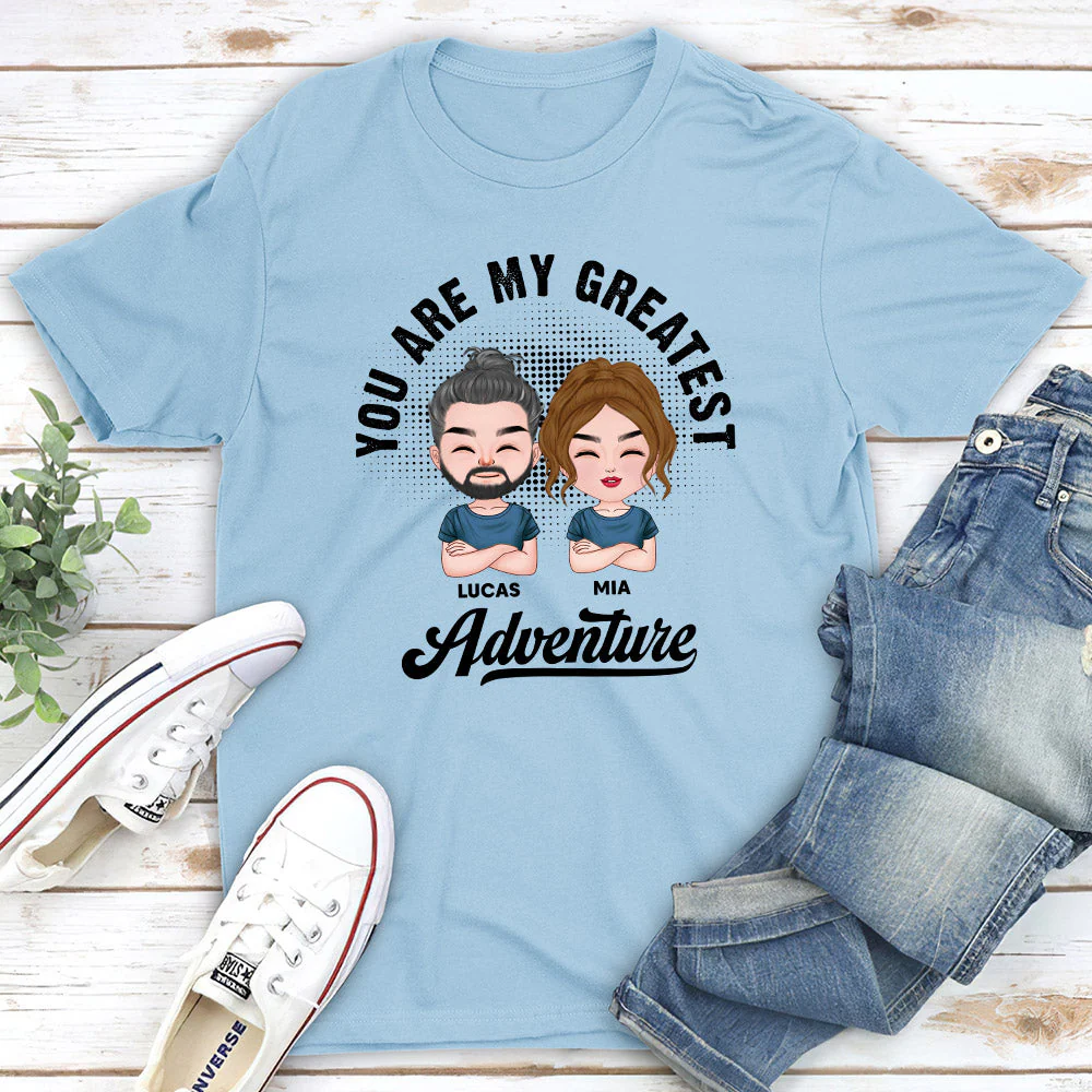 Greatest Adventure - Personalized Custom Classic T-shirt - Image 4