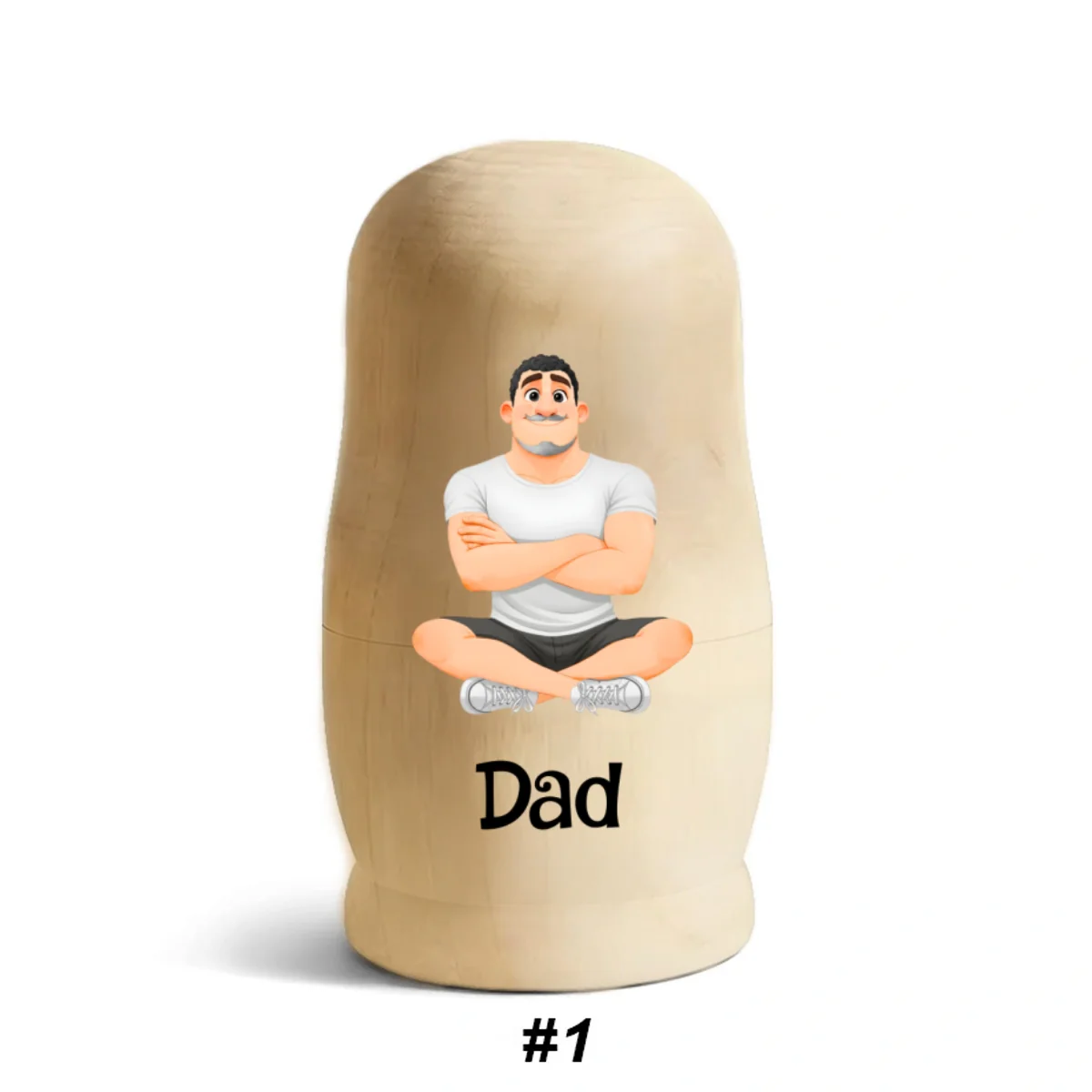 Growing In Love - Personalized Custom Nesting Doll - Image 7