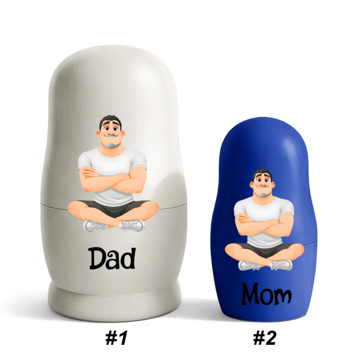 Growing In Love - Personalized Custom Nesting Doll - Image 9