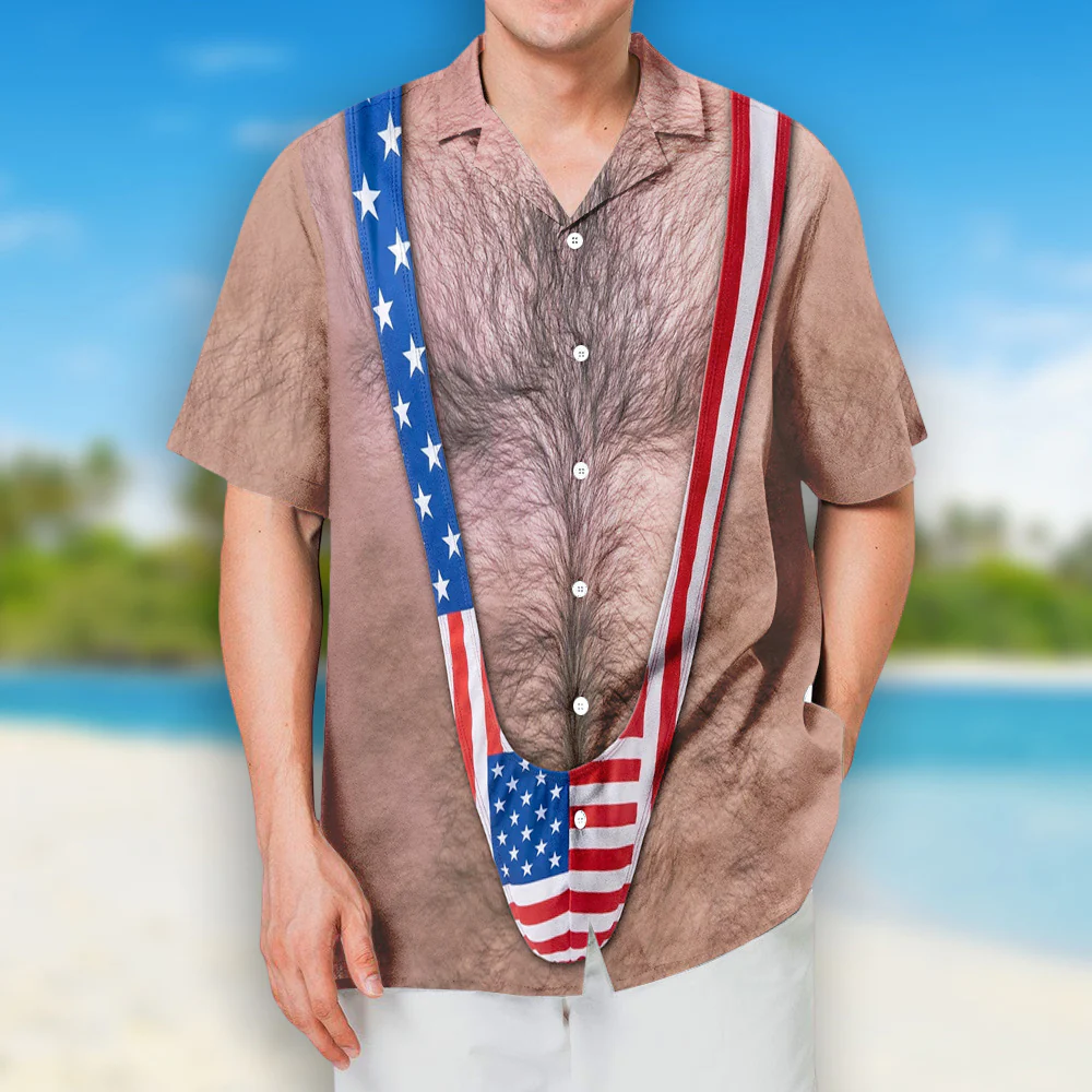 Hairy Body - Personalized Custom Hawaiian Shirt - Image 4