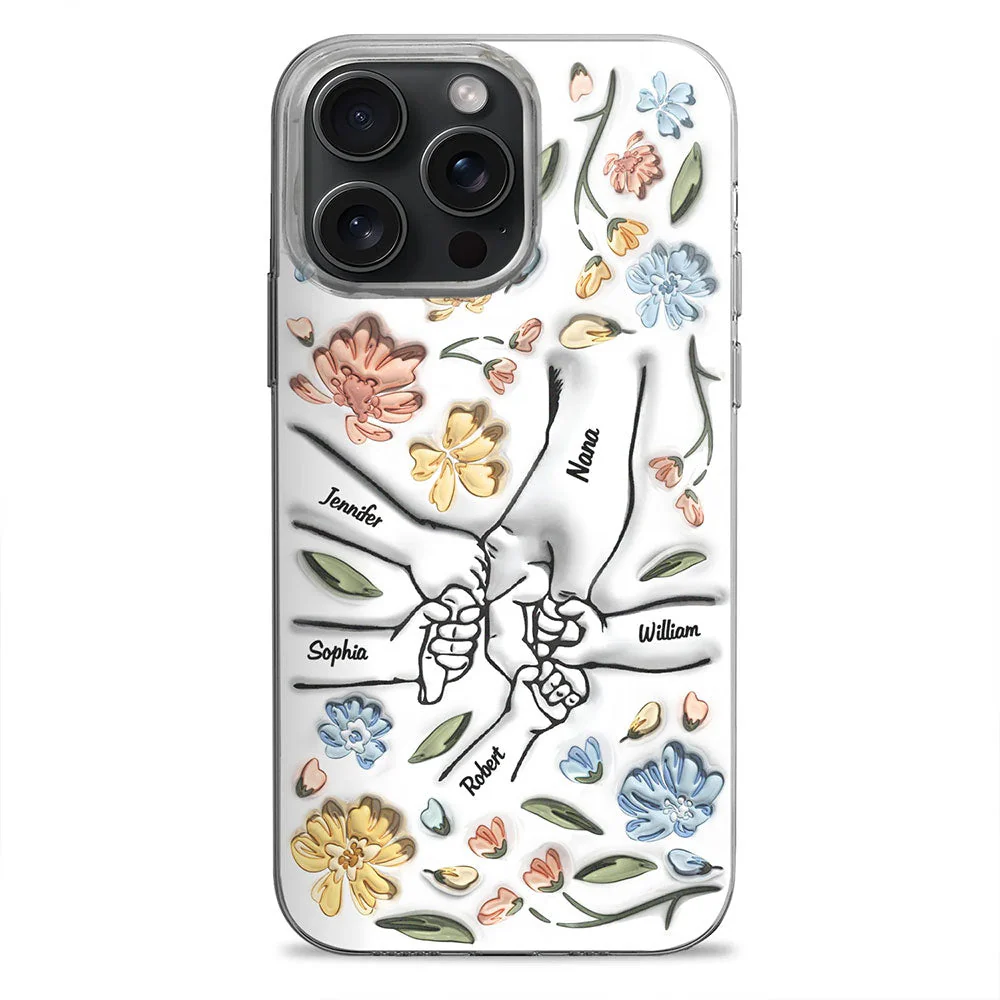 Hand In Hand, I Will Always Protect You - Personalized Custom Phone Case