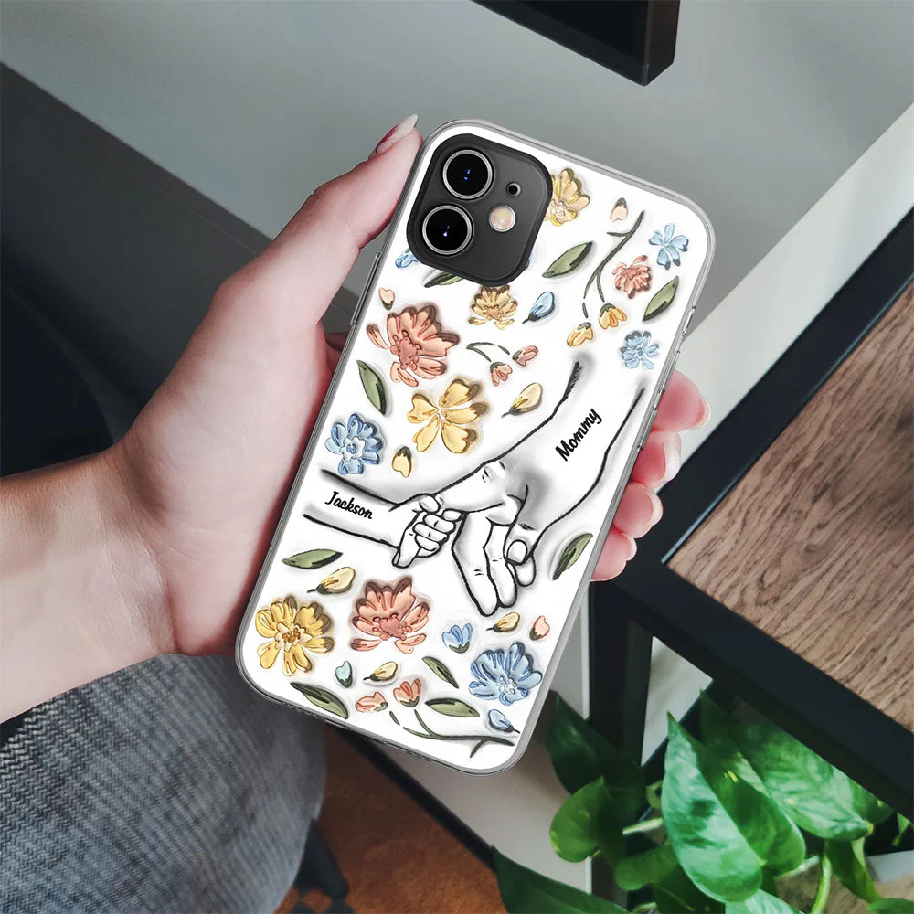 Hand In Hand, I Will Always Protect You - Personalized Custom Phone Case - Image 2