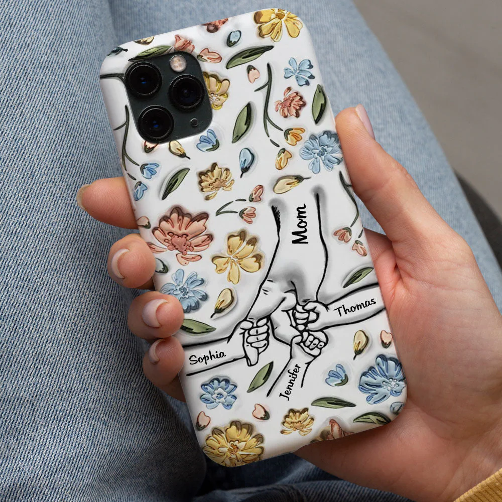 Hand In Hand, I Will Always Protect You - Personalized Custom Phone Case - Image 3