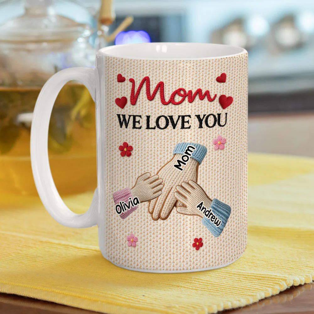 Hands Holding - Personalized Custom Coffee Mug - Image 6
