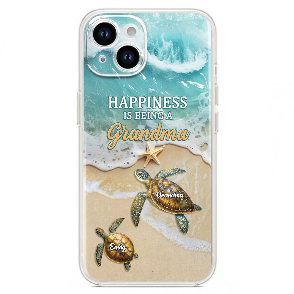 Happiness Is Being A Grandma - Personalized Custom Phone Case - Image 18