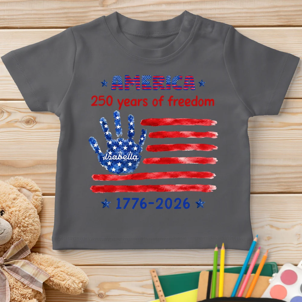 Happy 250 America - Personalized Custom Youth T-shirt - Image 11
