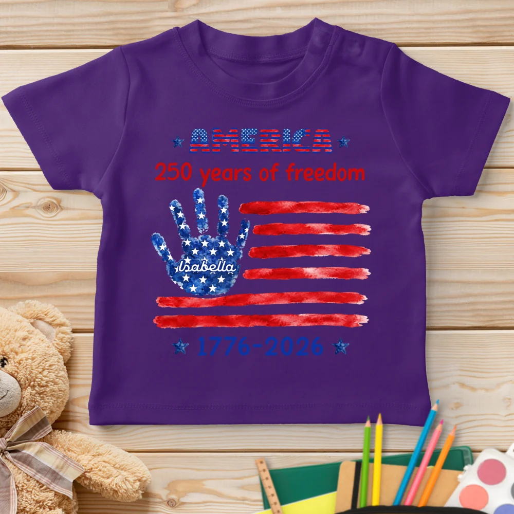 Happy 250 America - Personalized Custom Youth T-shirt - Image 12