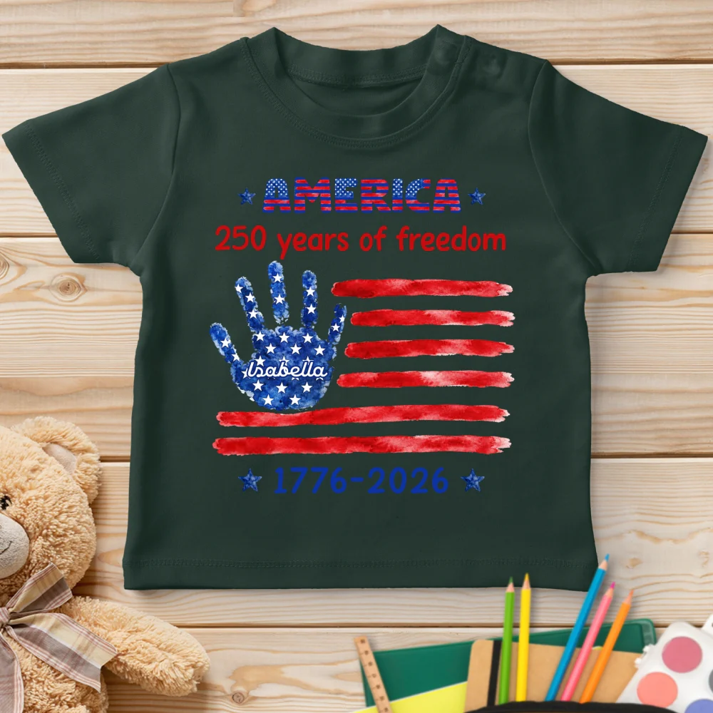 Happy 250 America - Personalized Custom Youth T-shirt - Image 13