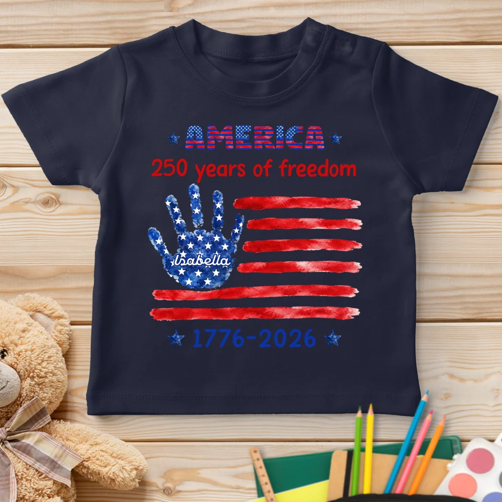 Happy 250 America - Personalized Custom Youth T-shirt - Image 14