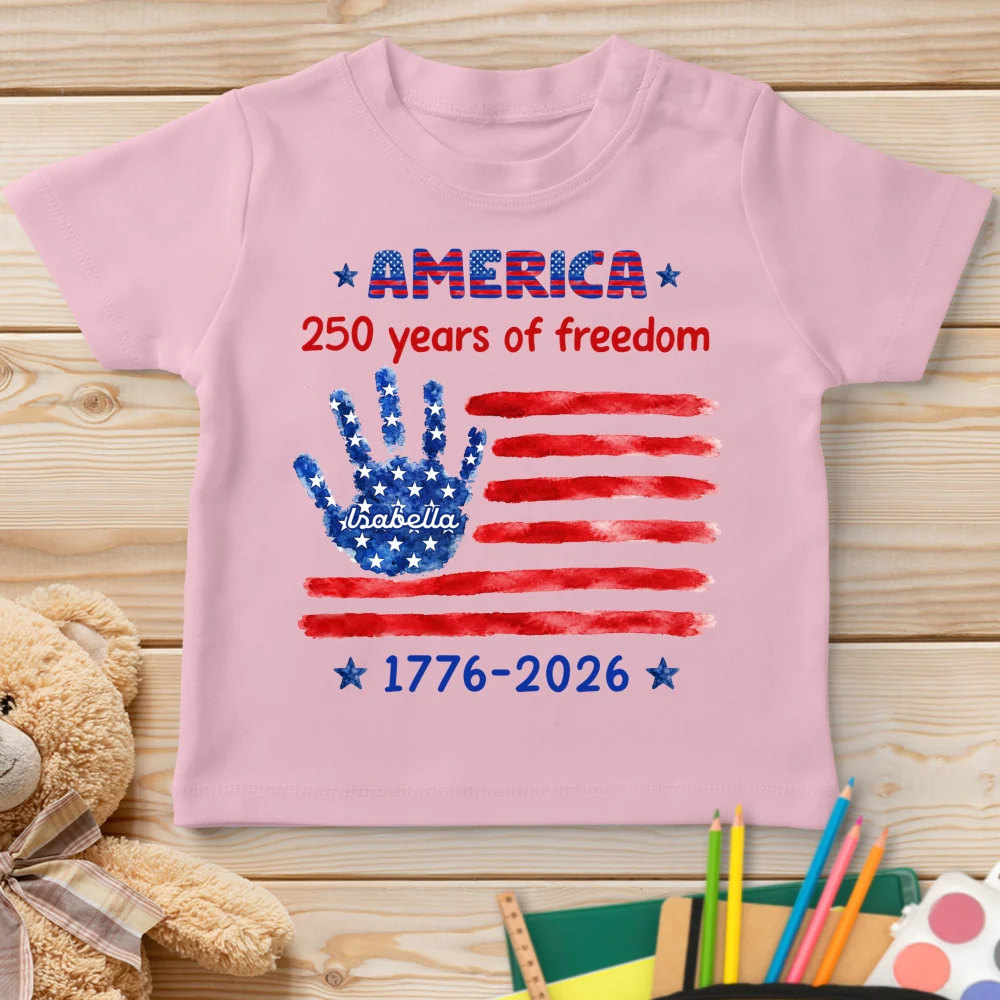 Happy 250 America - Personalized Custom Youth T-shirt - Image 9
