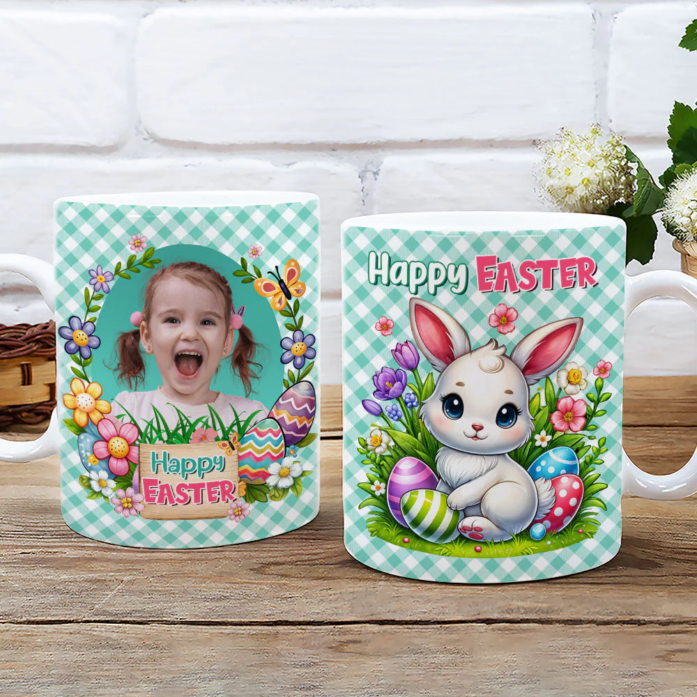 Happy Easter - Personalized Custom Coffee Mug - Image 3