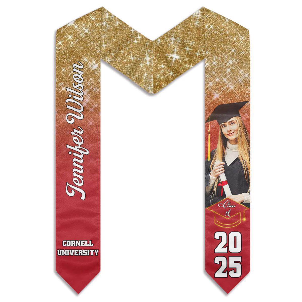 Happy Graduation 2025 - Personalized Custom Graduation Stole