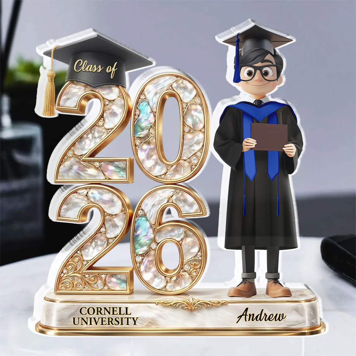 Happy Graduation - Personalized Custom Acrylic Plaque - Image 3