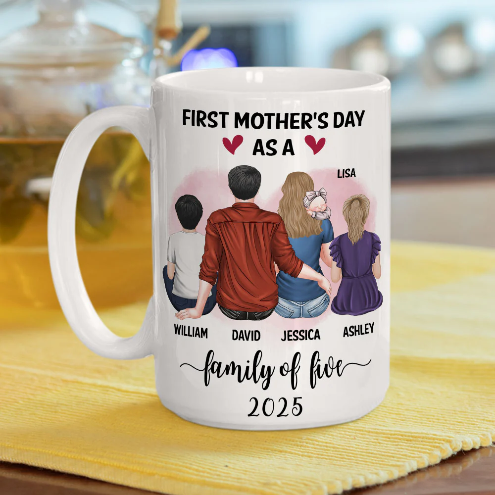Happy Mother Day - Personalized Custom Coffee Mug - Image 3