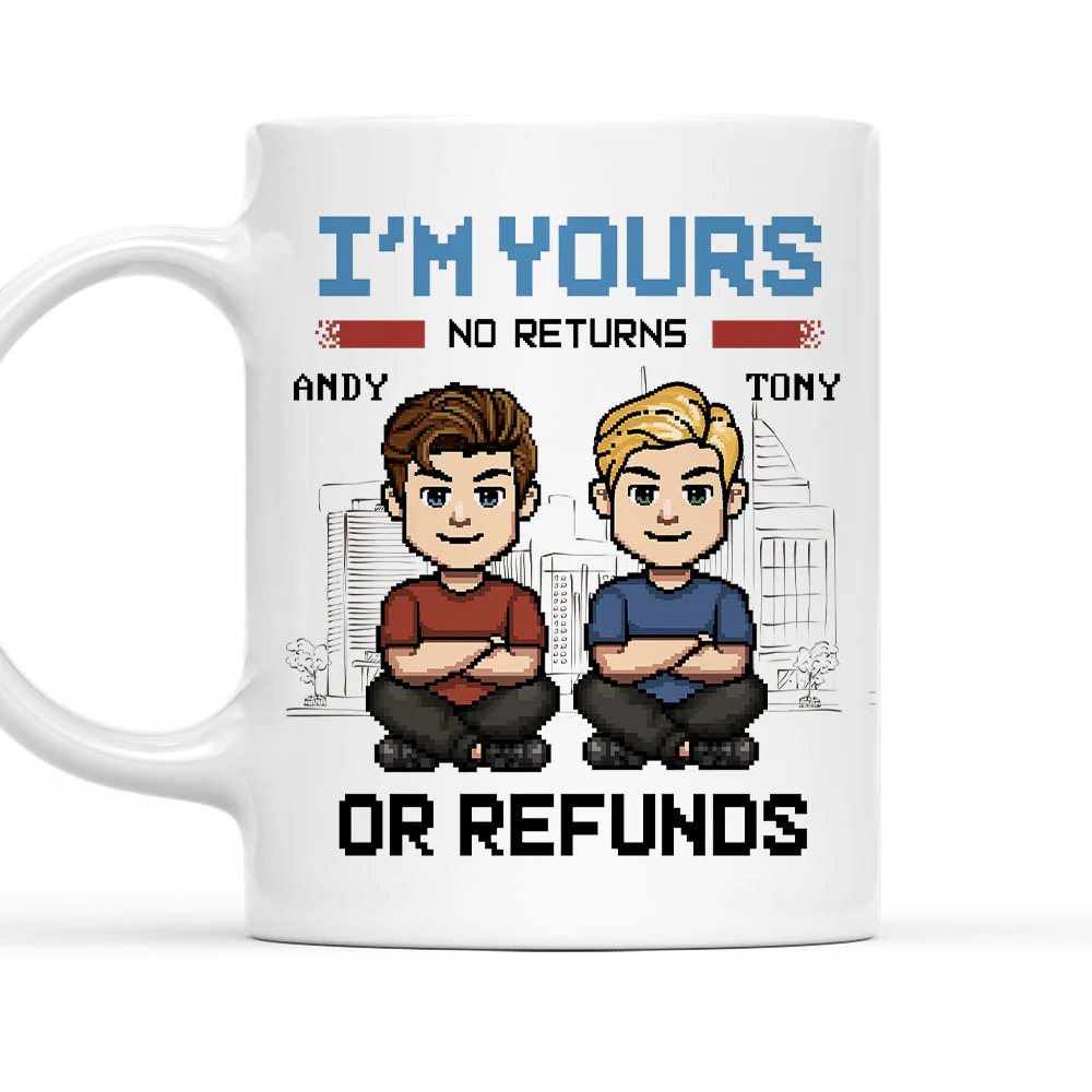 Happy To Be With You - Personalized Custom Coffee Mug