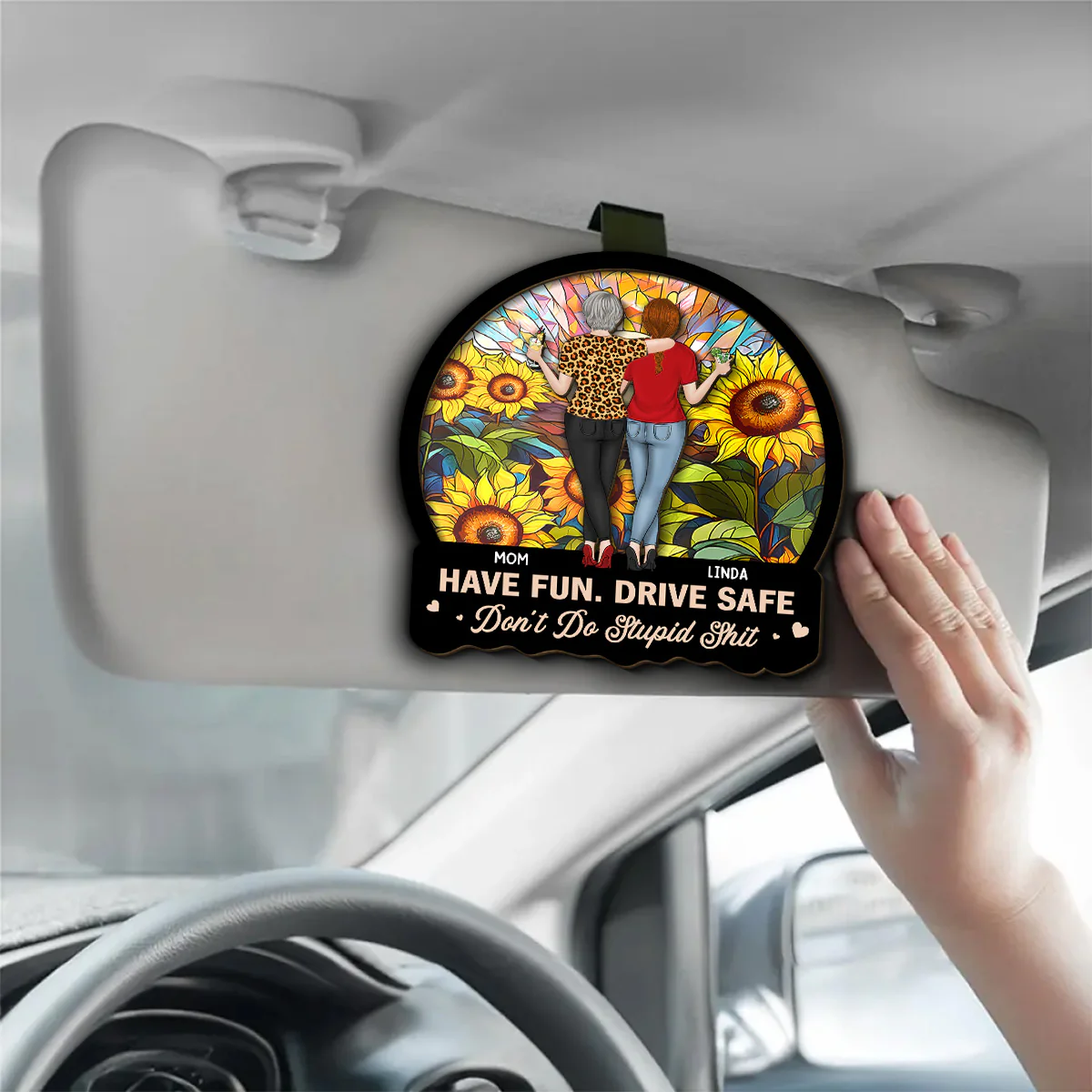 Have Fun Drive Safe Teens - Personalized Custom Car Visor Clip - Image 4