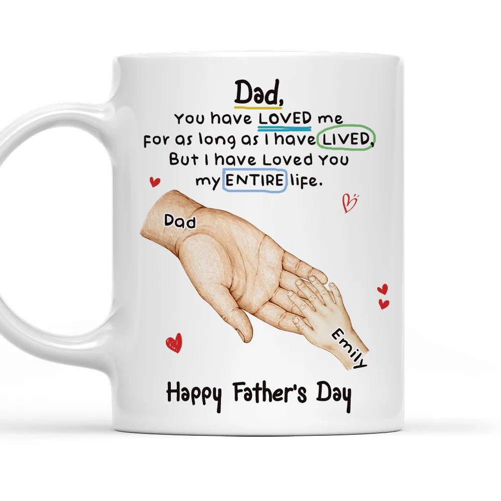Have Loved You My Entire Life - Personalized Custom Coffee Mug