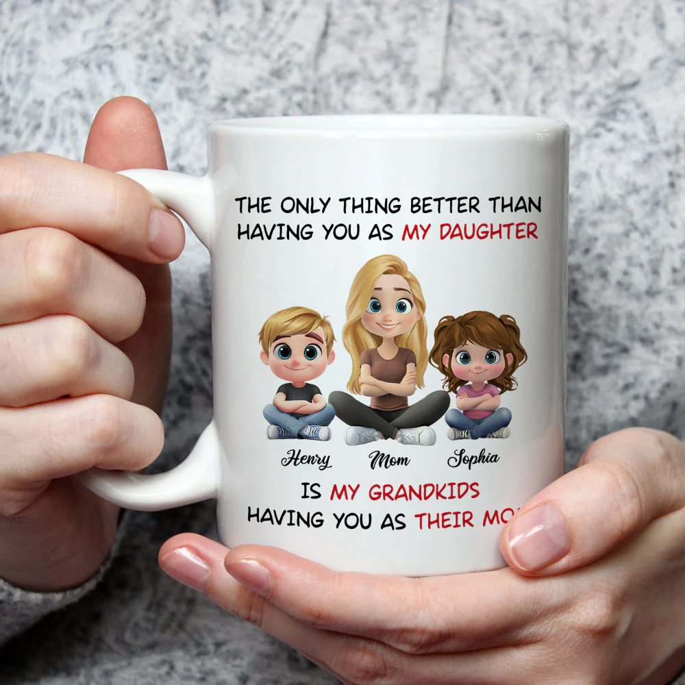 Having You As My Daughter - Personalized Custom Coffee Mug - Image 3